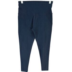 Beyond Yoga Capri Leggings Womens M Blue Ultra Soft High Waisted Workout Gym